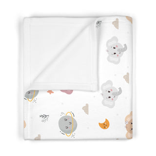 My Little Family - Fleece Swaddle Blanket -