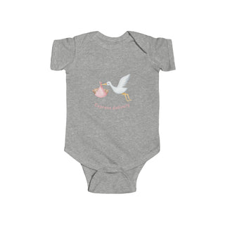 My Little Family - Express Delivery Bodysuit - Heather / NB (0-3M)