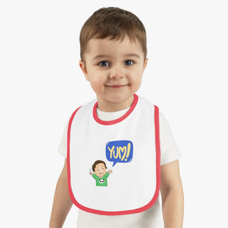 My Little Family - Cotton Baby Bib "Yum" -