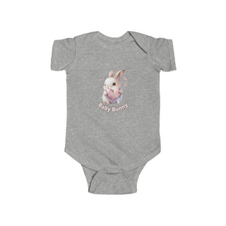 My Little Family - Baby Bunny Bodysuit - Heather / NB (0-3M)