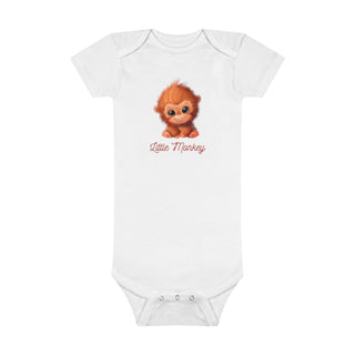 My Little Family - Organic Baby Bodysuit - Little Monkey - Preemie