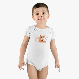 My Little Family - Organic Baby Bodysuit - Sly -