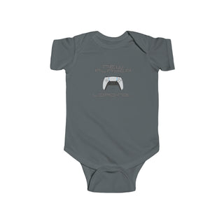 My Little Family - New Player Loading Bodysuit - Charcoal / NB (0-3M)