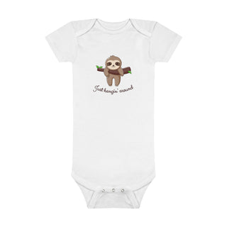 My Little Family - Organic Baby Bodysuit - Just Hanging - Preemie