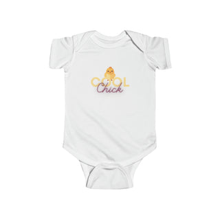 My Little Family - Cool Chick Bodysuit - White / NB (0-3M)