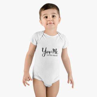 My Little Family - Organic Baby Bodysuit - You & Me -