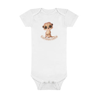 My Little Family - Organic Baby Bodysuit - Curious Cutie - Preemie