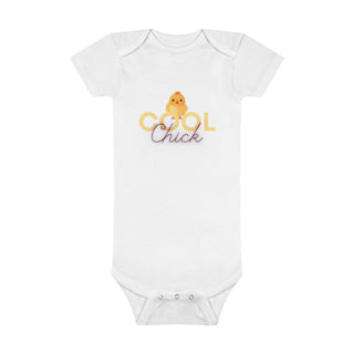 My Little Family - Organic Baby Bodysuit - Cool Chick - Preemie