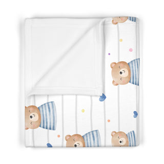 My Little Family - Fleece Swaddle Blanket -