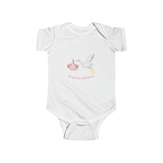 My Little Family - Express Delivery Bodysuit - White / NB (0-3M)