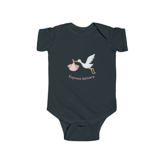 My Little Family - Express Delivery Bodysuit - Black / NB (0-3M)