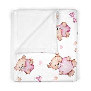 My Little Family - Fleece Swaddle Blanket -