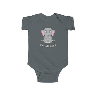 My Little Family - I'm all Ears Bodysuit - Charcoal / NB (0-3M)