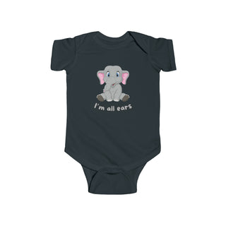 My Little Family - I'm all Ears Bodysuit - Black / NB (0-3M)