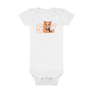 My Little Family - Organic Baby Bodysuit - Sly - Preemie