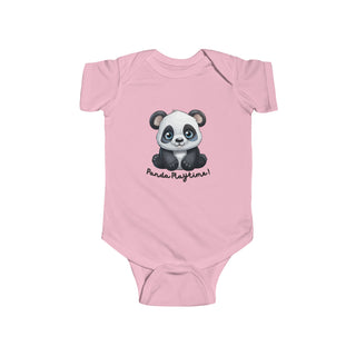 My Little Family - Panda Playtime Bodysuit - Pink / NB (0-3M)