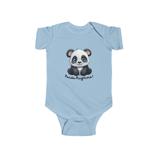 My Little Family - Panda Playtime Bodysuit - Light Blue / NB (0-3M)