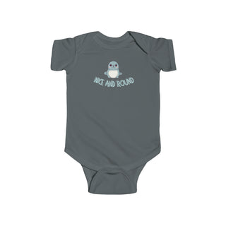 My Little Family - Nice and Round Bodysuit - Charcoal / NB (0-3M)