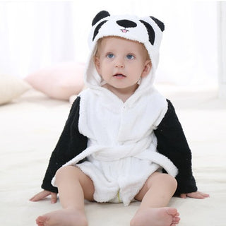 My Little Family - Animal-shaped Bathrobe - Panda / S