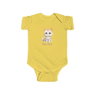 My Little Family - Purr-Fect Bodysuit - Butter / NB (0-3M)