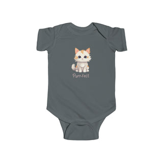 My Little Family - Purr-Fect Bodysuit - Charcoal / NB (0-3M)