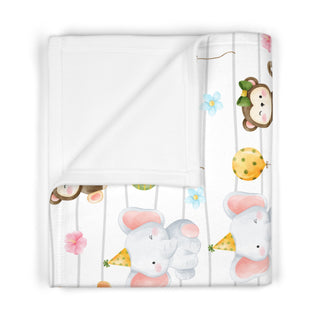 My Little Family - Fleece Swaddle Blanket -