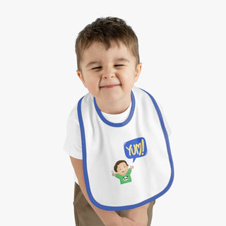 My Little Family - Cotton Baby Bib "Yum" -