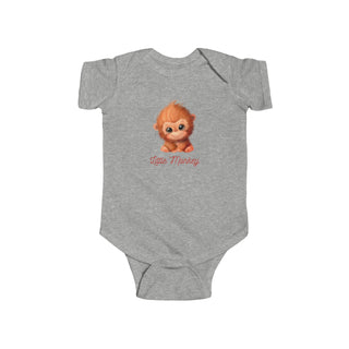 My Little Family - Little Monkey Bodysuit - Heather / NB (0-3M)