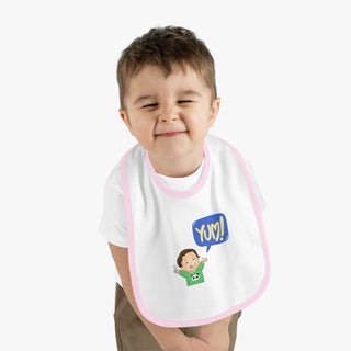 My Little Family - Cotton Baby Bib "Yum" -