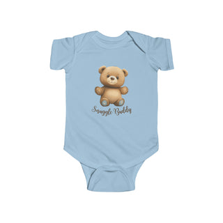 My Little Family - Snuggle Buddy Bodysuit - Light Blue / NB (0-3M)