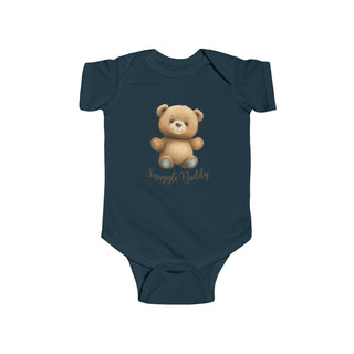 My Little Family - Snuggle Buddy Bodysuit - Navy / NB (0-3M)