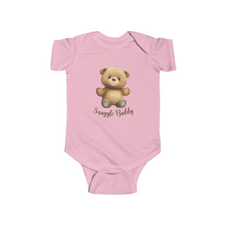 My Little Family - Snuggle Buddy Bodysuit - Pink / NB (0-3M)