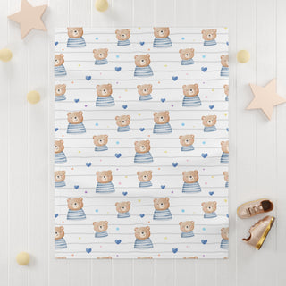 My Little Family - Fleece Swaddle Blanket -