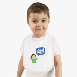 My Little Family - Cotton Baby Bib "Yum" -