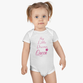 My Little Family - Organic Baby Bodysuit - My Little Drama Queen -