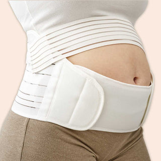 My Little Family - Pregnancy Belly Belt - White / S