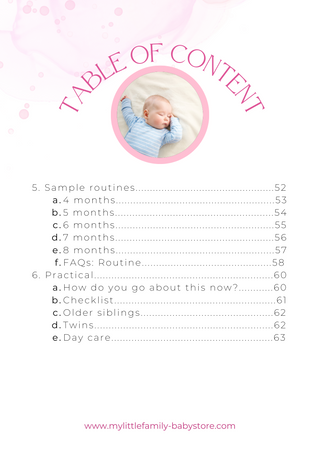 My Little Family - Baby Sleeping Guide -