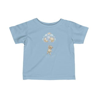 My Little Family - Little Explorer Infant T-Shirt - Light Blue / 6M