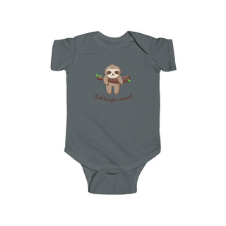 My Little Family - Just Hangin' Around Bodysuit - Charcoal / NB (0-3M)