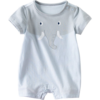 My Little Family - Elephant romper - Blue / 0-3m