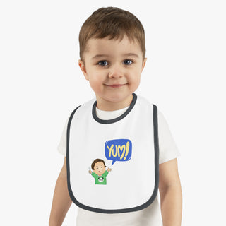 My Little Family - Cotton Baby Bib "Yum" -