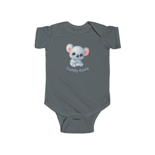 My Little Family - Cuddly Koala Bodysuit - Charcoal / NB (0-3M)