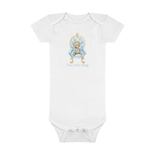 My Little Family - Organic Baby Bodysuit - The Little King - Preemie