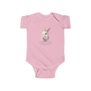 My Little Family - Baby Bunny Bodysuit - Pink / NB (0-3M)