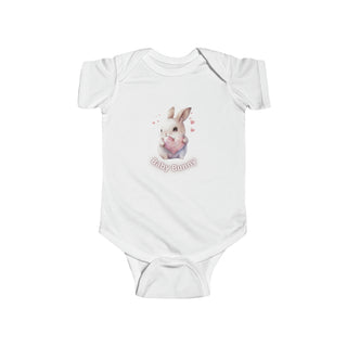 My Little Family - Baby Bunny Bodysuit - White / NB (0-3M)