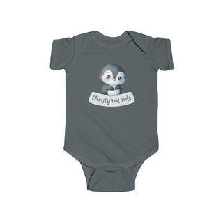 My Little Family - Clumsy but Cute Bodysuit - Charcoal / NB (0-3M)