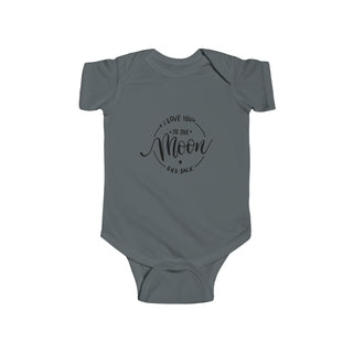 My Little Family - To the Moon and Back Bodysuit - Charcoal / NB (0-3M)