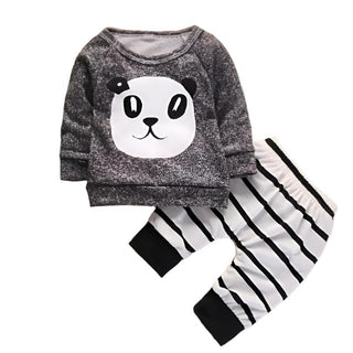 My Little Family - Panda Set - Grey / 3-6m