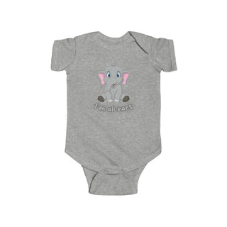 My Little Family - I'm all Ears Bodysuit - Heather / NB (0-3M)