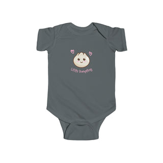 My Little Family - Little Dumpling Bodysuit - Charcoal / NB (0-3M)